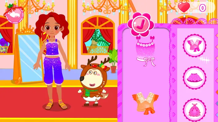 Lucy Makeup and Dress up android App screenshot 16