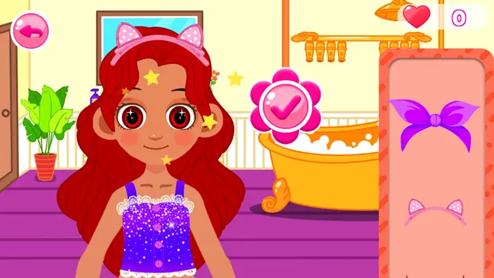 Lucy Makeup and Dress up android App screenshot 7